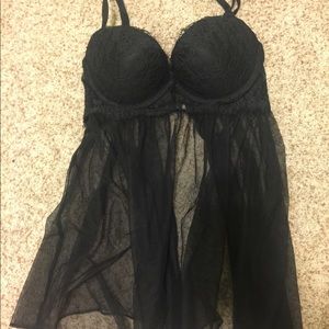 Victoria Secret Black lace lingerie